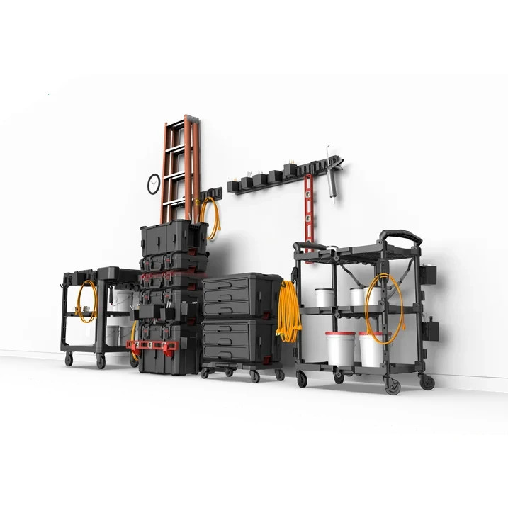 Hyper Tough Hyper Stack 350 lb Capacity Foldable Polypropylene Sawhorse, 31"