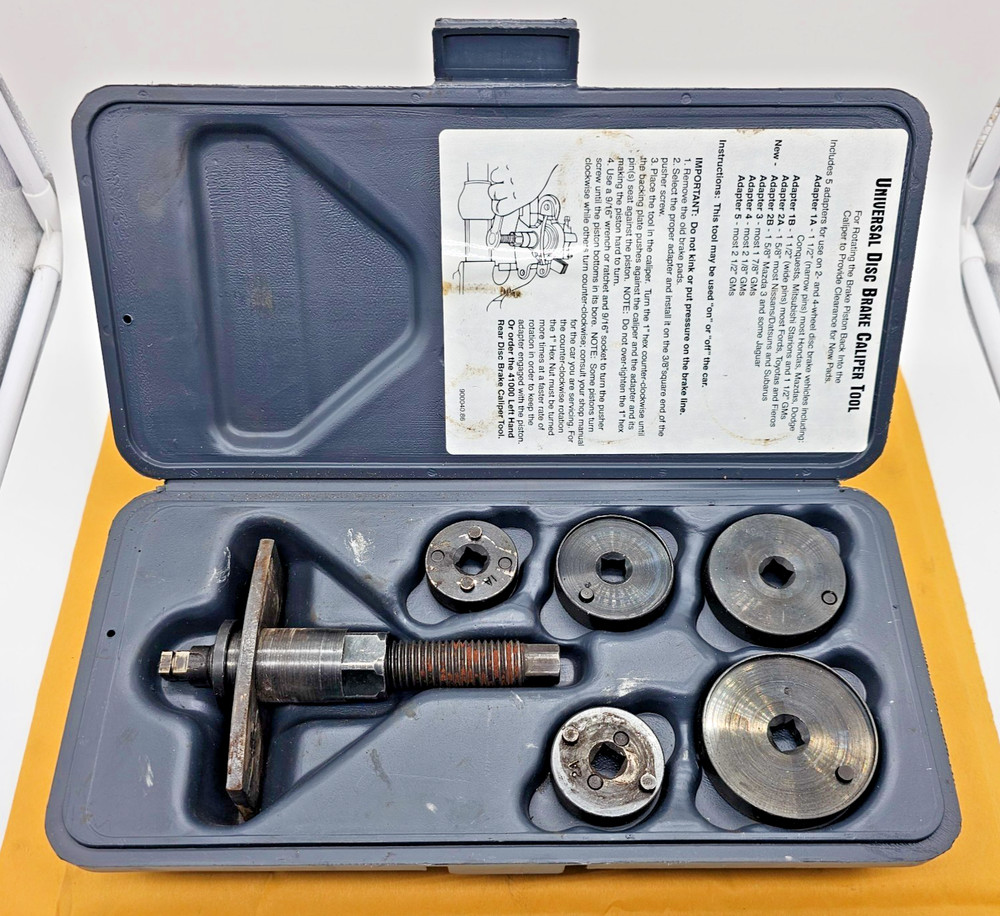Matco Tools DB25 Rear Wheel Disc Brake Piston Tool Set Pre-owned