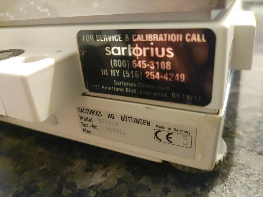 Sartorius BP4100 Lab Scale MAX 4100g not working no power cord