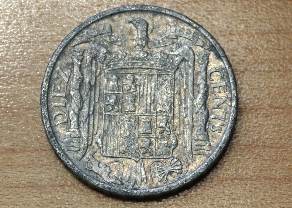 1941 Spain 10 Centimos