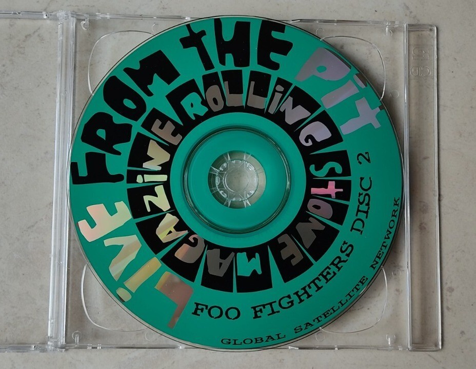 Foo fighters - from the pit 2 cds original silver pressed + radio sheet