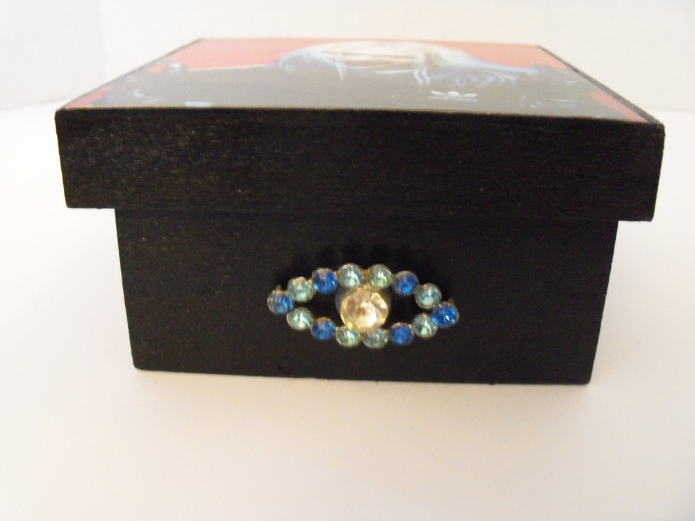 Kim Dracula Black Embellished Decorative Box