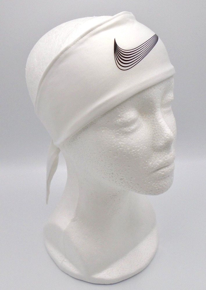Nike Dri-Fit Head Tie Fixed Youth White/Black