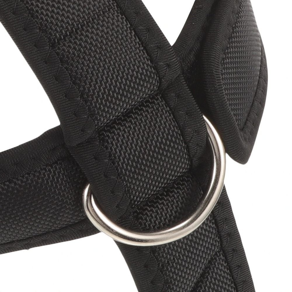 Black Head Training Harness Adjustable Neck Strength Training Strap Outdoor