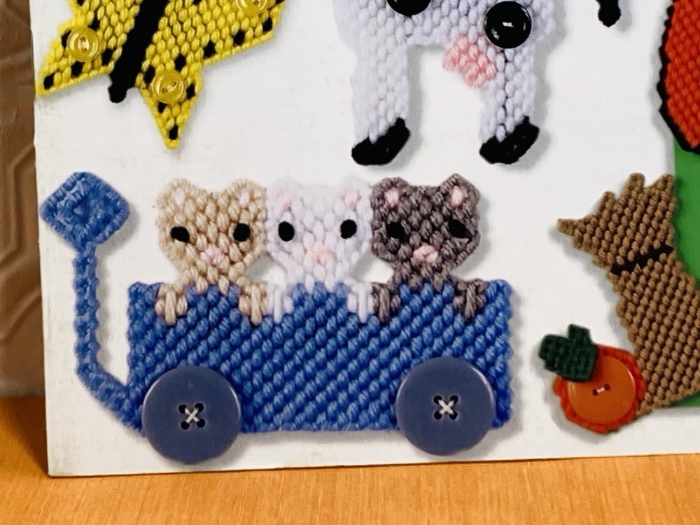 Button Magnets Plastic Canvas Patterns House of White Birches 36 Projects