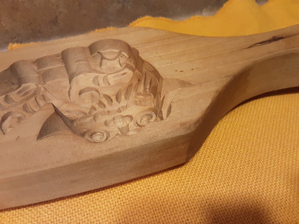 Vintage Wood Rice Cake Baking Mold