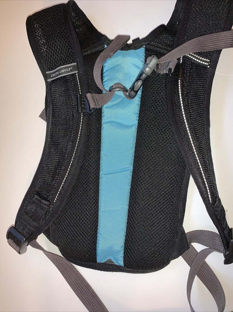 Novara Kids Hydration Pack Backpack Blue Grey No Bladder Sip 1L
