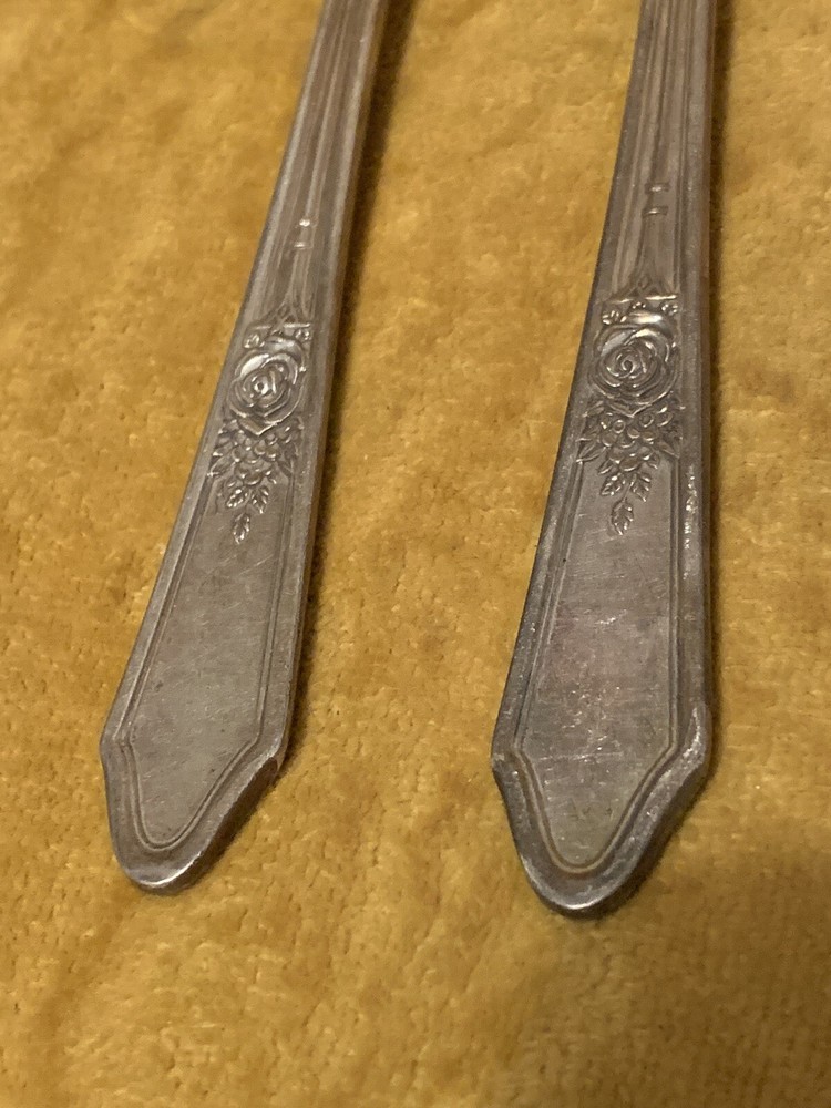 4 Grille Fork Lot ROSEDALE 1933 Manor Plate Silverplate Flatware Kitchen Drawer