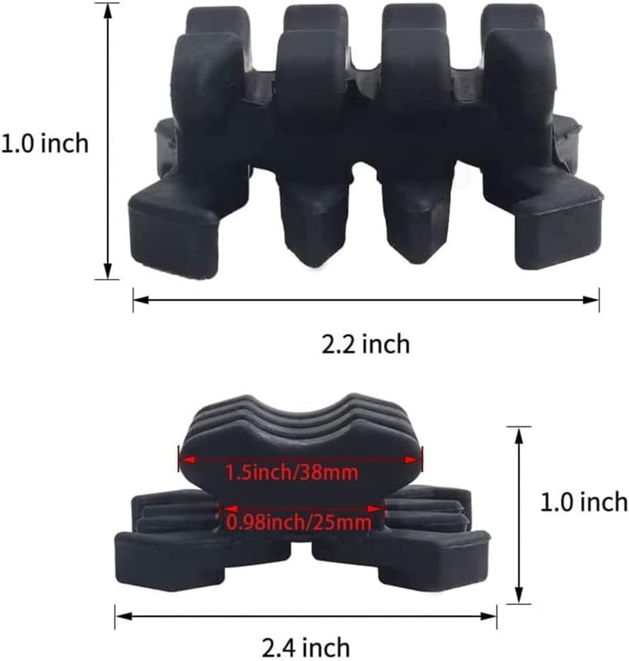 High-Performance Bow Limb Dampeners for Compound Bows & Crossbows - Black