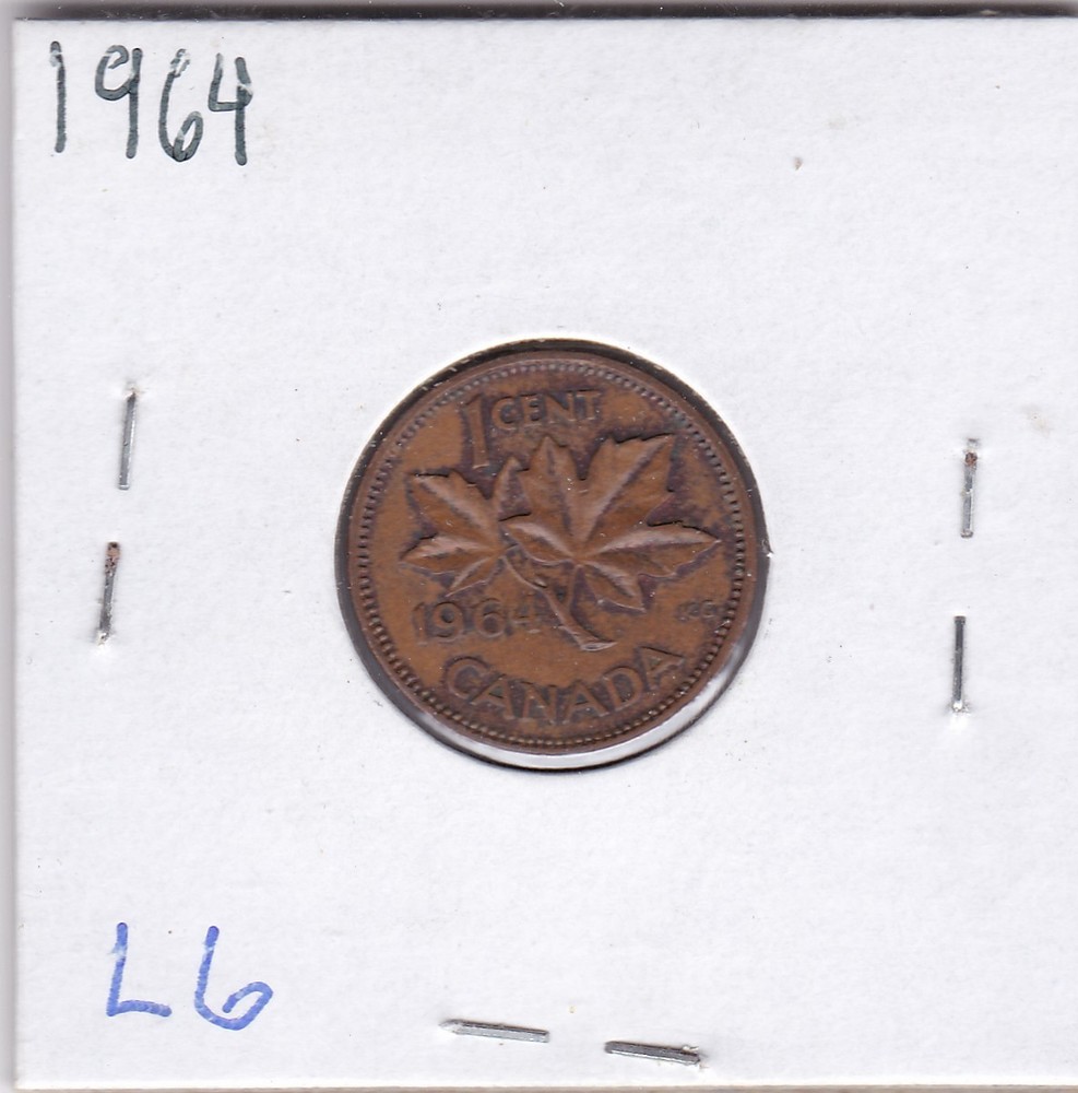 1964 Canada Cent L6