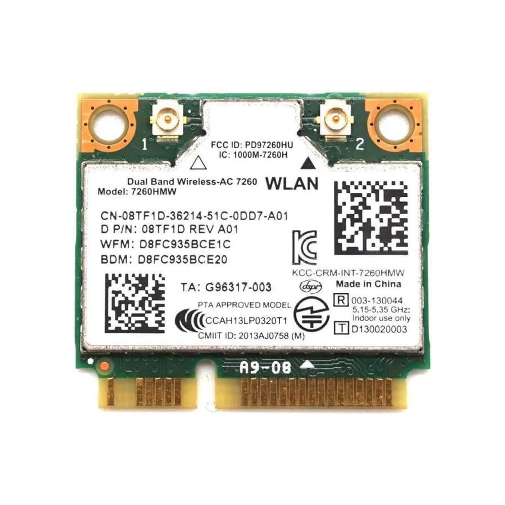 HighZer0 Electronics Wireless-AC 7260 Half Mini PCIe Network Card | 867 Mbps