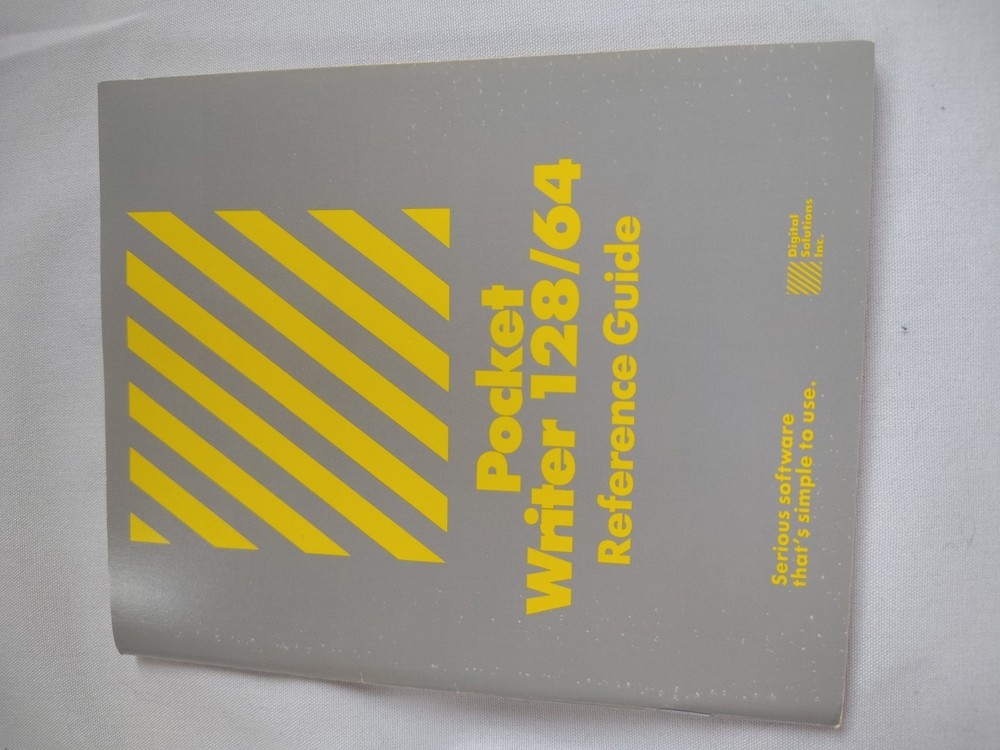 Commodore 64 Pocket Writer 64 Disks And Reference Guide
