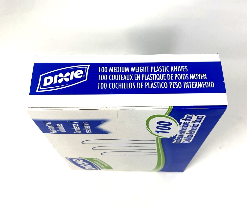 Dixie Medium Weight Plastic Knives 100count
