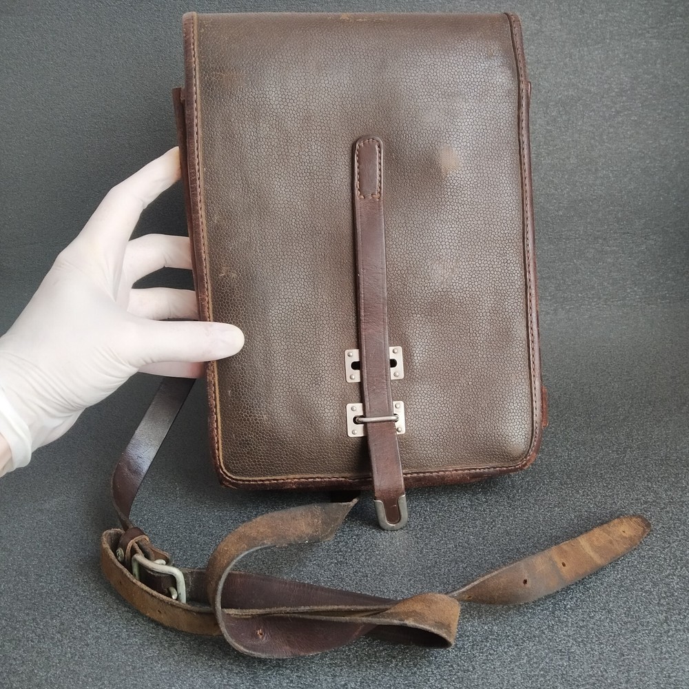Rare Military Tablet, USSR, 1950s, leather case, original