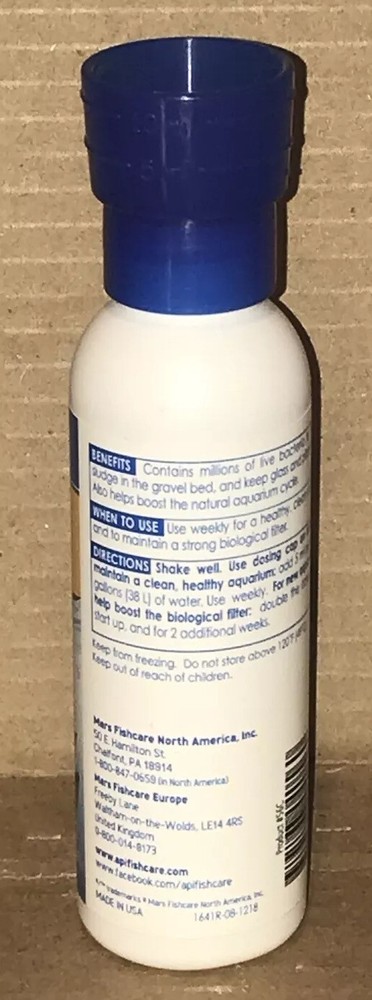 API Stress Zyme 4oz bottle • Keeps Aquariums Clean •