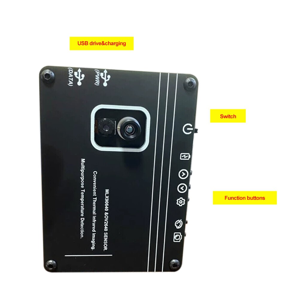 Handheld Infrared Thermal Imaging Camera 320x480 Pixel Resolution IR Scanner