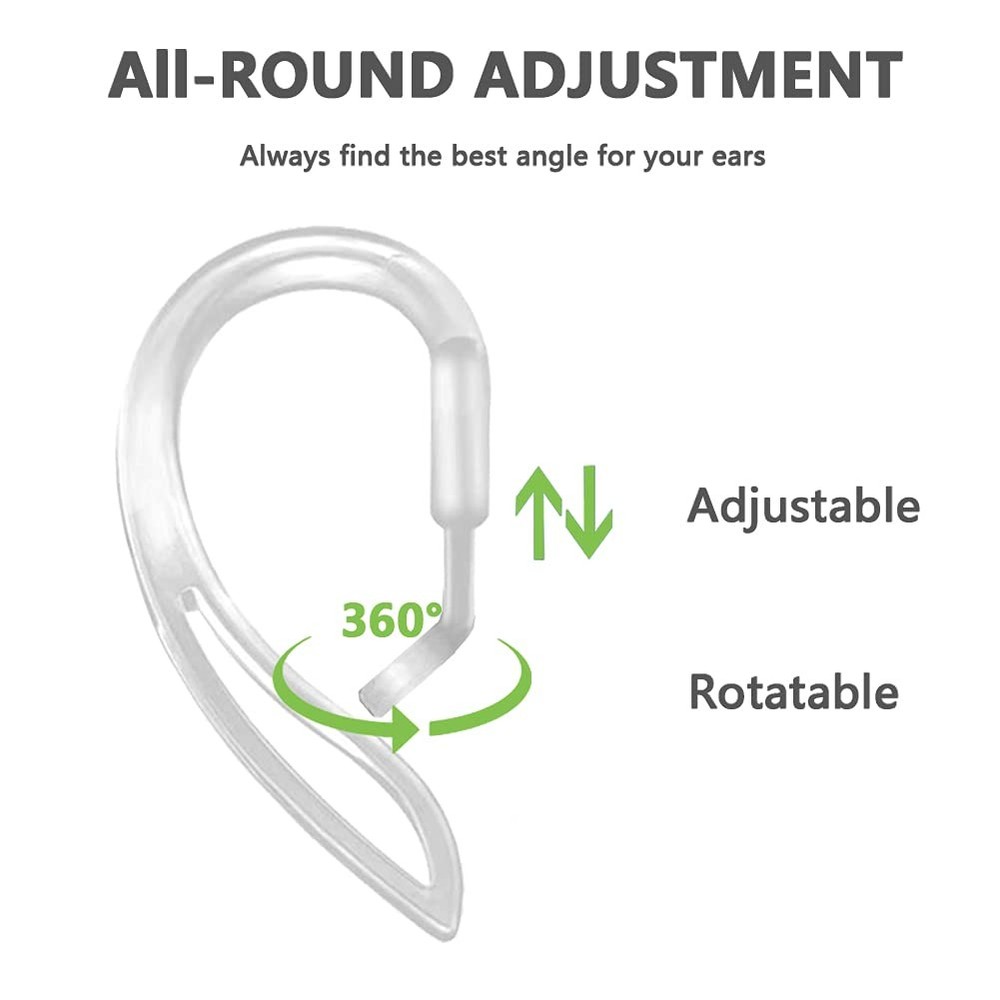 Ear Hooks Compatible with AirPods Pro 2nd Generation and Transparent