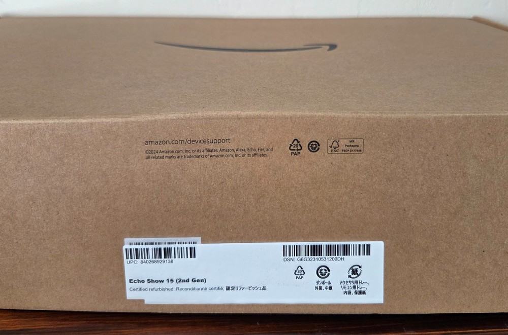 Amazon Echo Show 15inch Smart Display with Alexa+