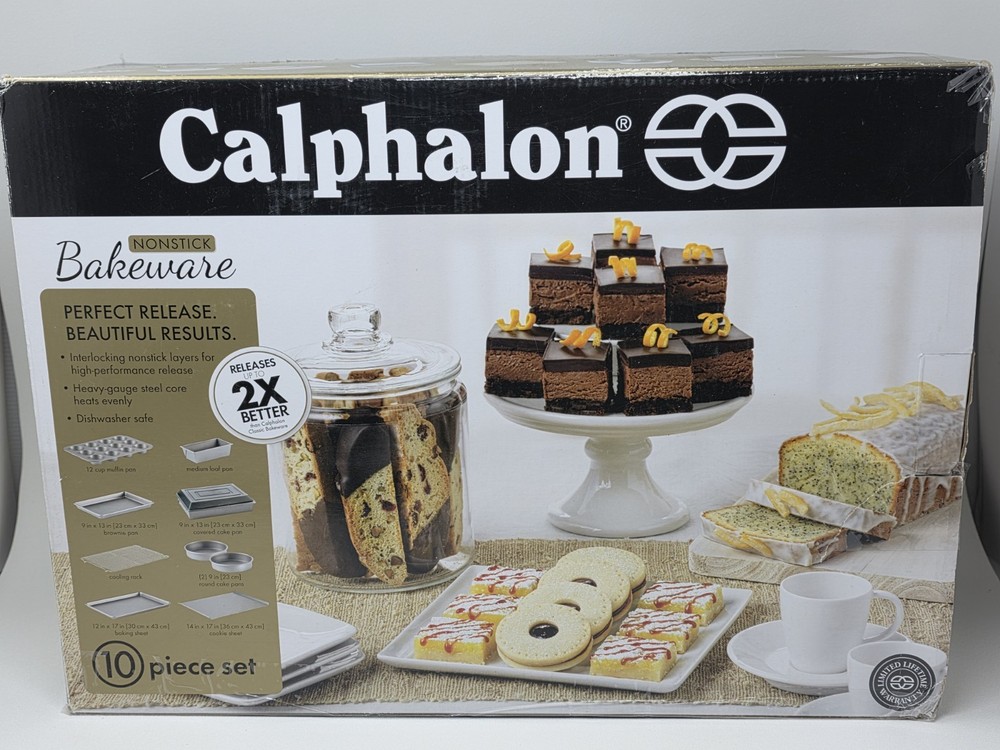 Calphalon 10-Piece Nonstick Bakeware Set, Includes Baking 10-pc, DISPLAY