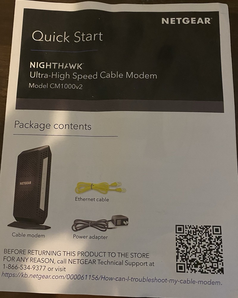 NETGEAR - Nighthawk DOCSIS 3.1 Cable Modem - Black