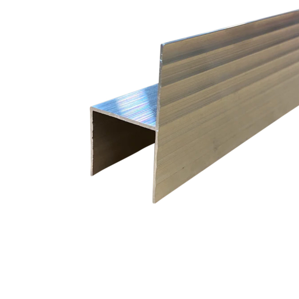 H-Channel 93" Aluminum Trim 2" x 1 1/8" Cargo Trailer - Door Trim - Chair Rail