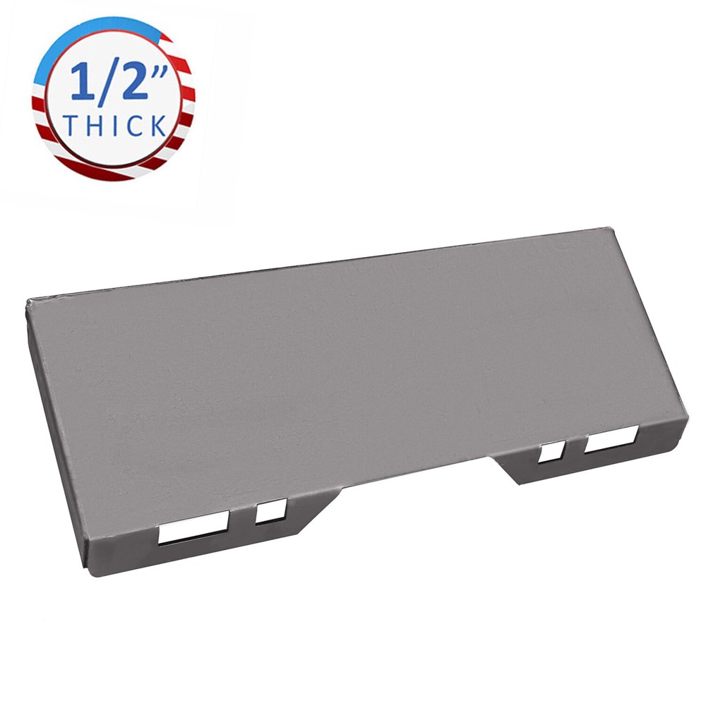 1/2" thick Skid Steer Mount Plate Adapter Loader Quick Tach Attachment