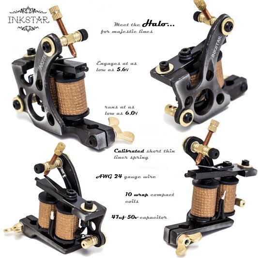 Complete Tattoo Kit Professional Inkstar 3 Machine APPRENTICE & Black Case