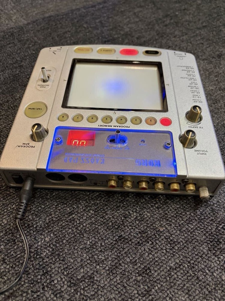KORG KP2 KAOSS PAD Effects Processor Sampler KORG Tested w/ Adapter Japan