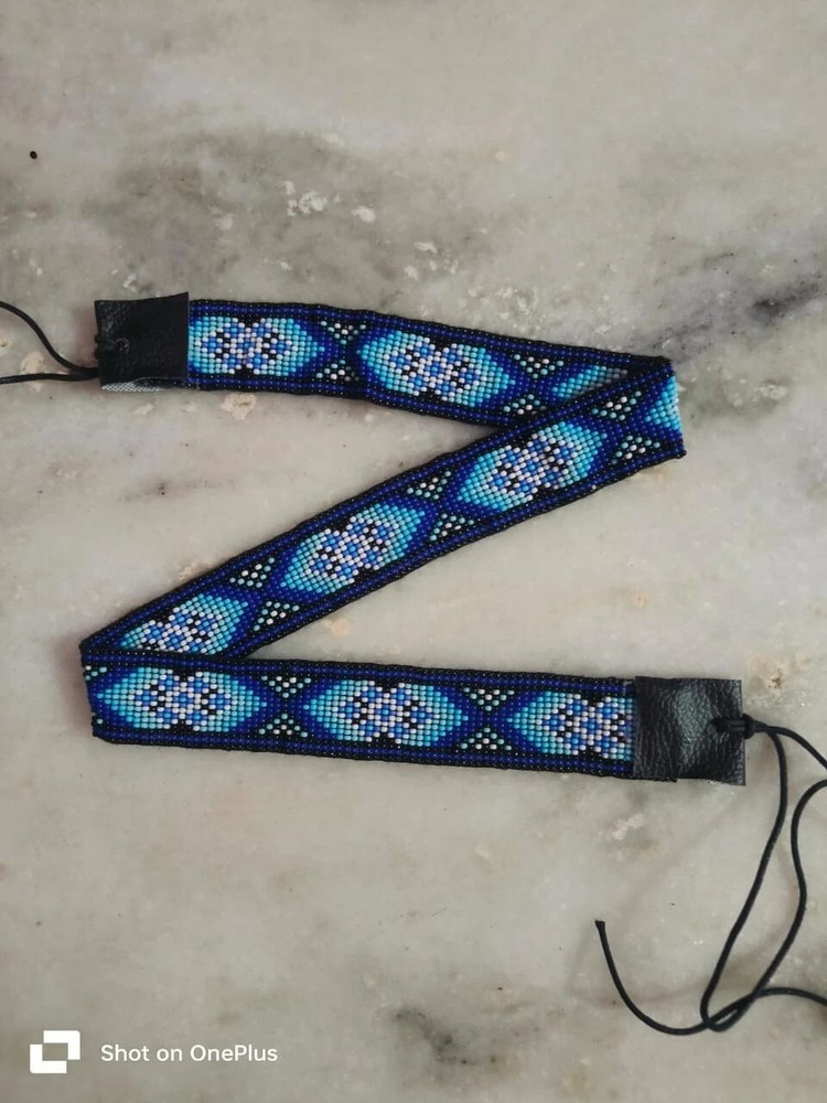 Beaded Hat Band Native American Style Handmade hatband