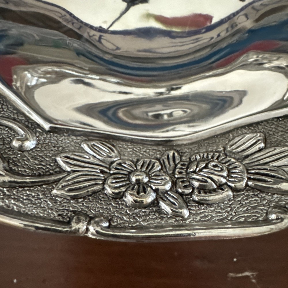Vintage Silver-plated Footed Candy Dish