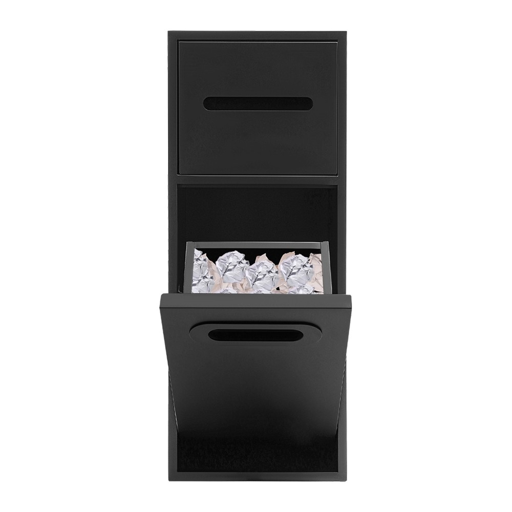Rectangle Hidden Bathroom Trash Can Cabinet - Modern Space-Saving Design