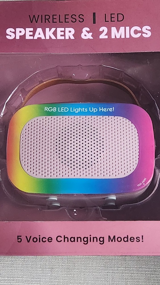 NIB! Pressplay Double Mic Karoake Speaker Machine System