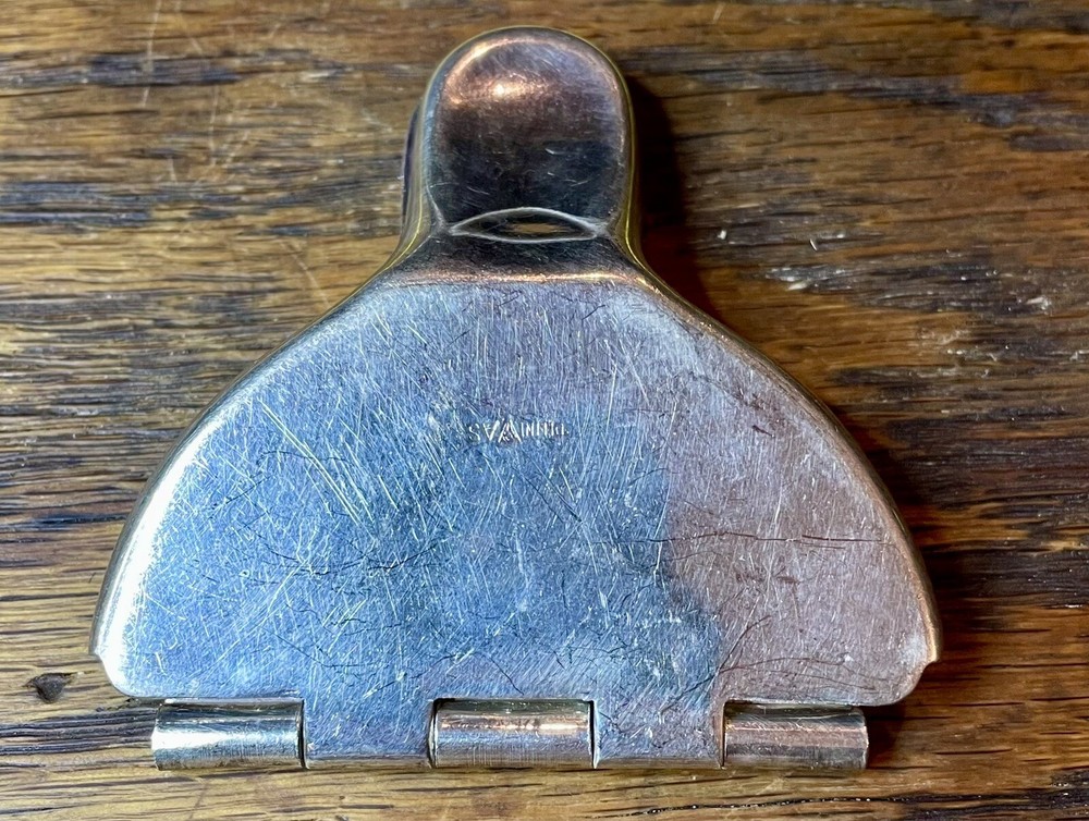 1-Vintage Silver-Plated Lemon/Lime Wedge Press. Tea Bag Squeezer. Kitchen Bar