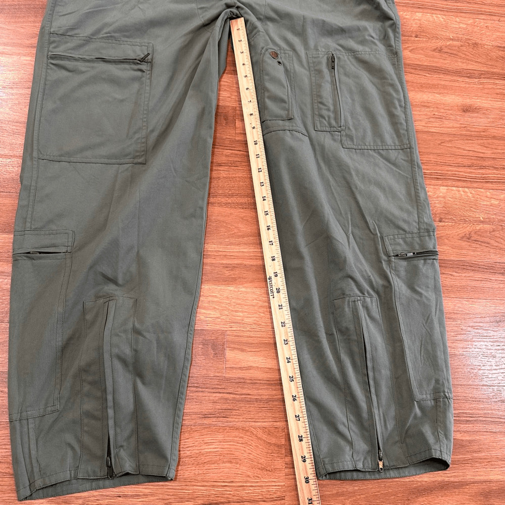 US Military Intermediate Flight Suit XL Sage Green