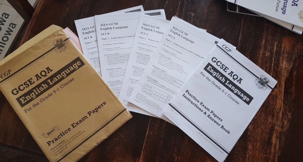 AQA GCSE English Language CGP bundle- study guide, exam practice, revision pract