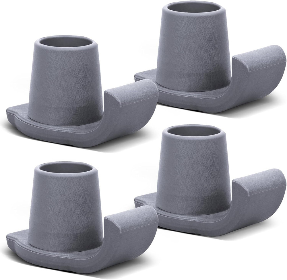 Walker Ski Glides, 4 Pack Durable Ski Glides for Folding Walkers, Universal Fit