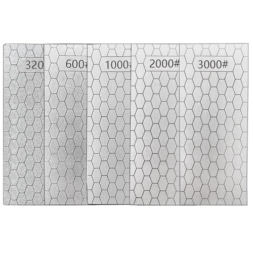 Diamond Sharpening Stone, 5 Pcs Knife Sharpening Stone for Kitchen SET-A