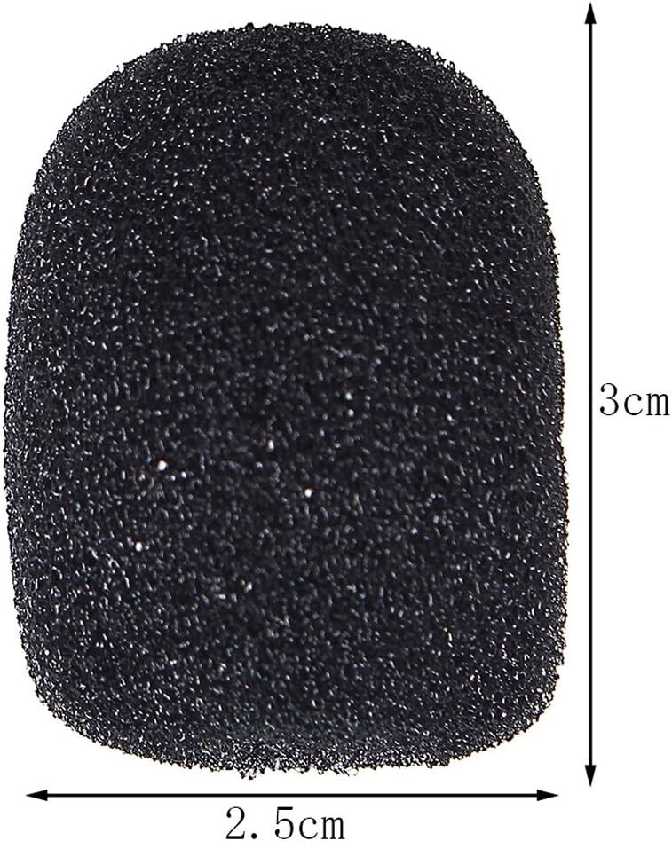 15-Pack Microphone Foam Windscreens - Premium Protection for Audio Quality
