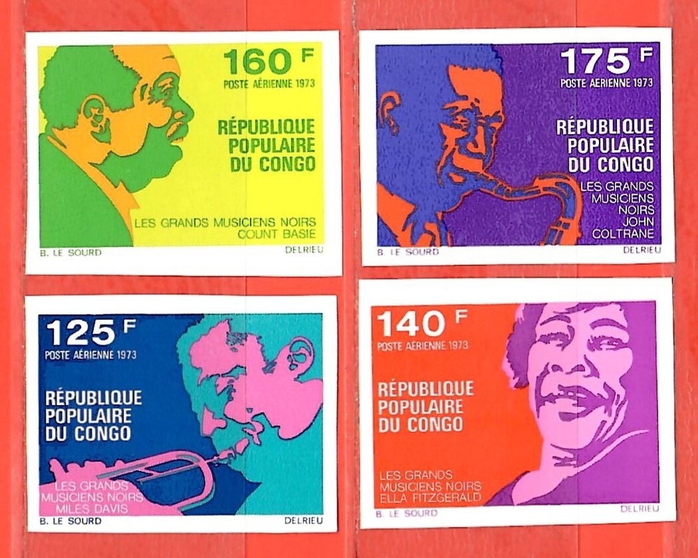 Congo, Great Musicians Imperf. 1973  MNH.