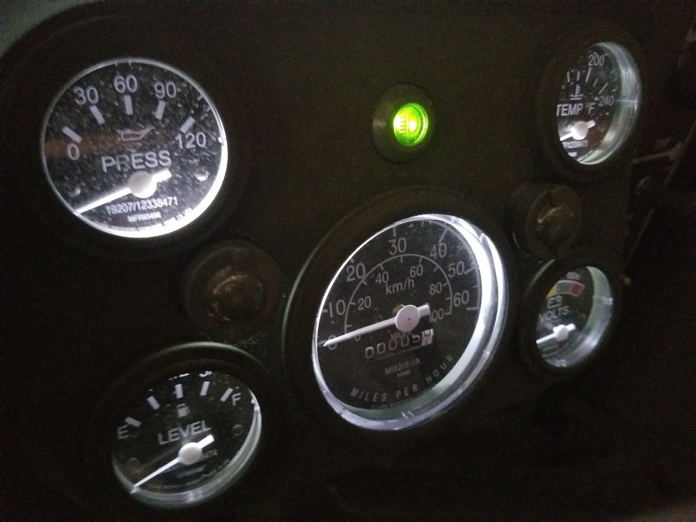 HMMWV LED Dash light FULL KIT best humvee Dash bulbs,white LED M998 replacement