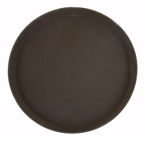 Winco TRH-16 16 Round Serving Tray | Brown