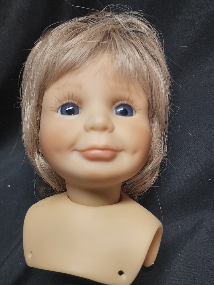 5" vintage Vinyl Doll Head Plastic