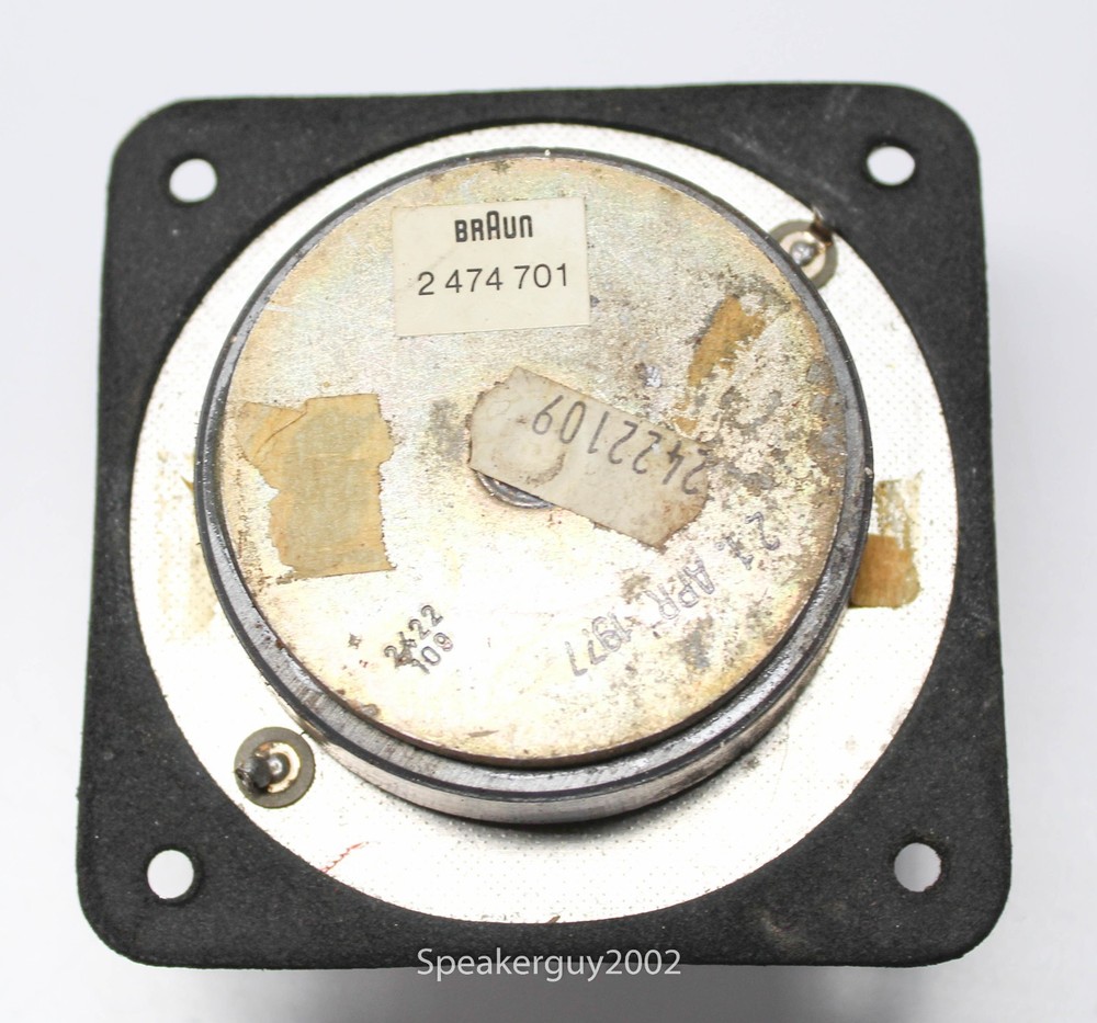 Braun Dome Tweeter / 2474701 / 8 Ohm