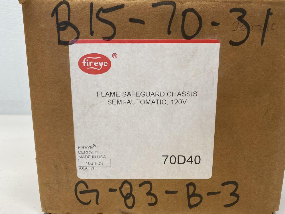Fireye D-Series Solid State Burner Management Control 70D40