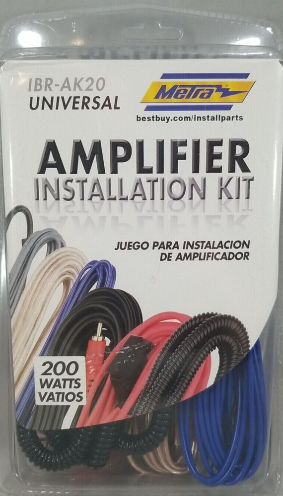 (NEW) Metra - IBR-AK20 UNIVERSAL 200W AMPLIFIER INSTALLATION KIT - Multi