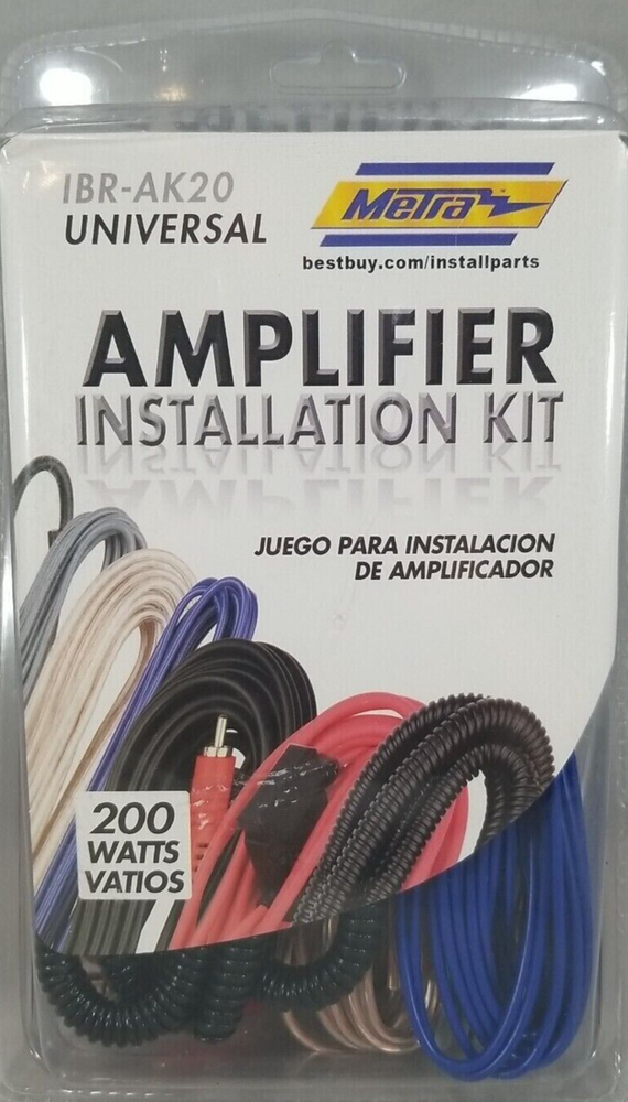 (NEW) Metra - IBR-AK20 UNIVERSAL 200W AMPLIFIER INSTALLATION KIT - Multi