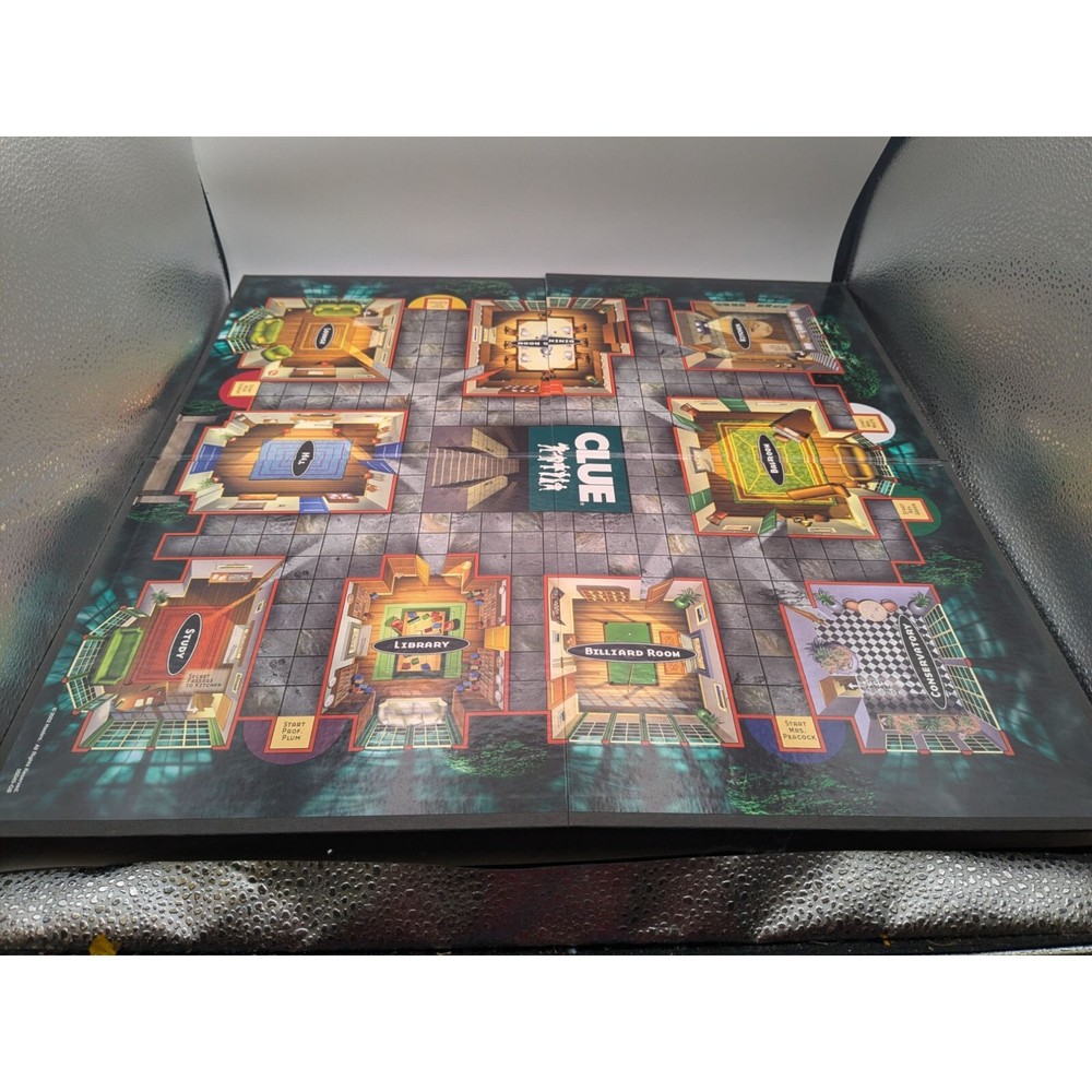 2002 Clue Board Game Replacement Parts Game Board Instructions
