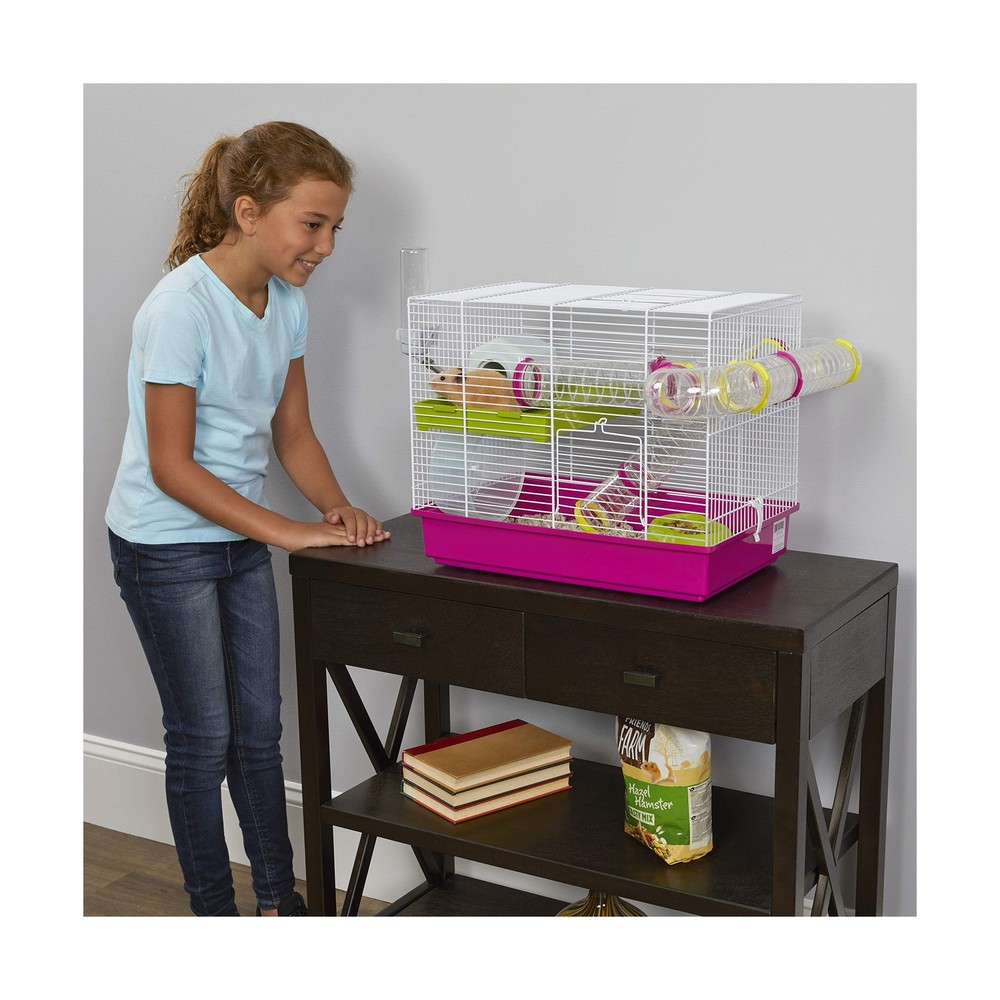 Ferplast Laura Small Hamster Cage | Fun & Interactive Cage Measures... Fast Ship