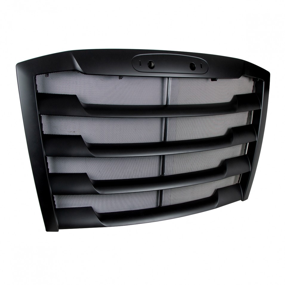 Freightliner Cascadia Black Grill with Bug Screen