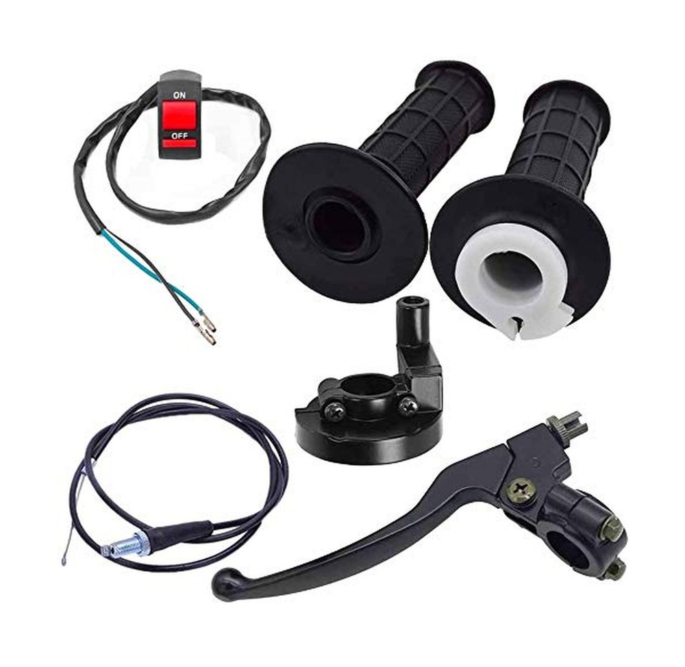 Brake Handle Lever Perch and Left Handle,Throttle Handle,Throttle Cable, for ...